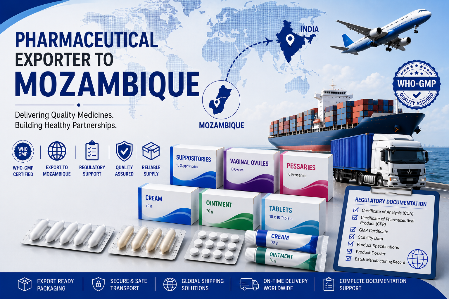 Pharmaceutical Exporter to Mozambique